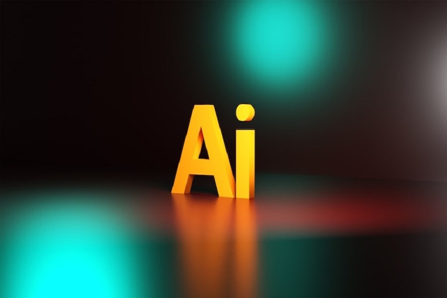 AI Artificial Intelligence - KI-Schriftzug