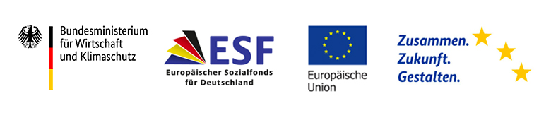 Logos für ESF